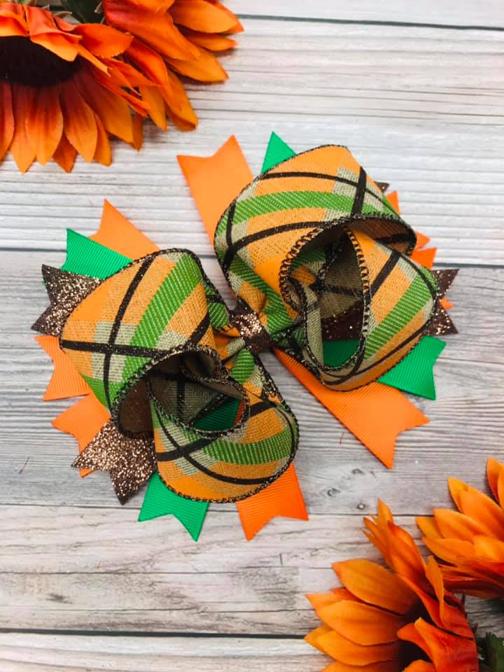 Light Pumpkin Patch Plaid