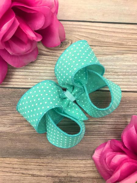 Mint with White Dotties
