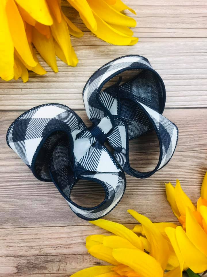 Dark Navy Check