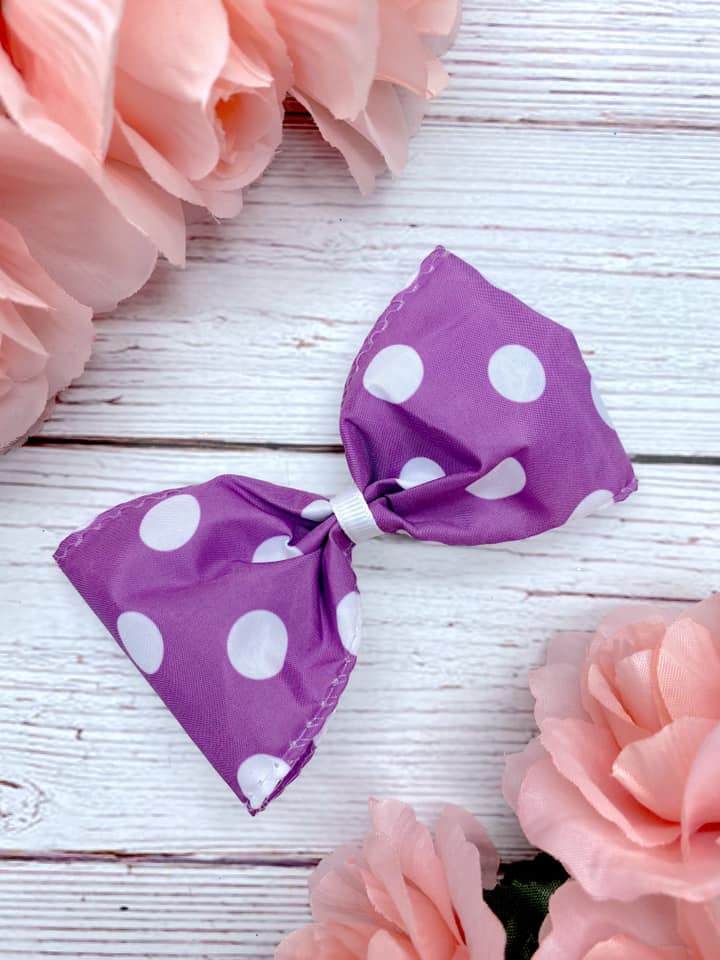 Orchid Big Polka Dots