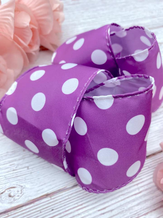 Orchid Big Polka Dots