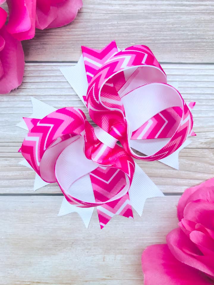 Hot Pink Chevrons