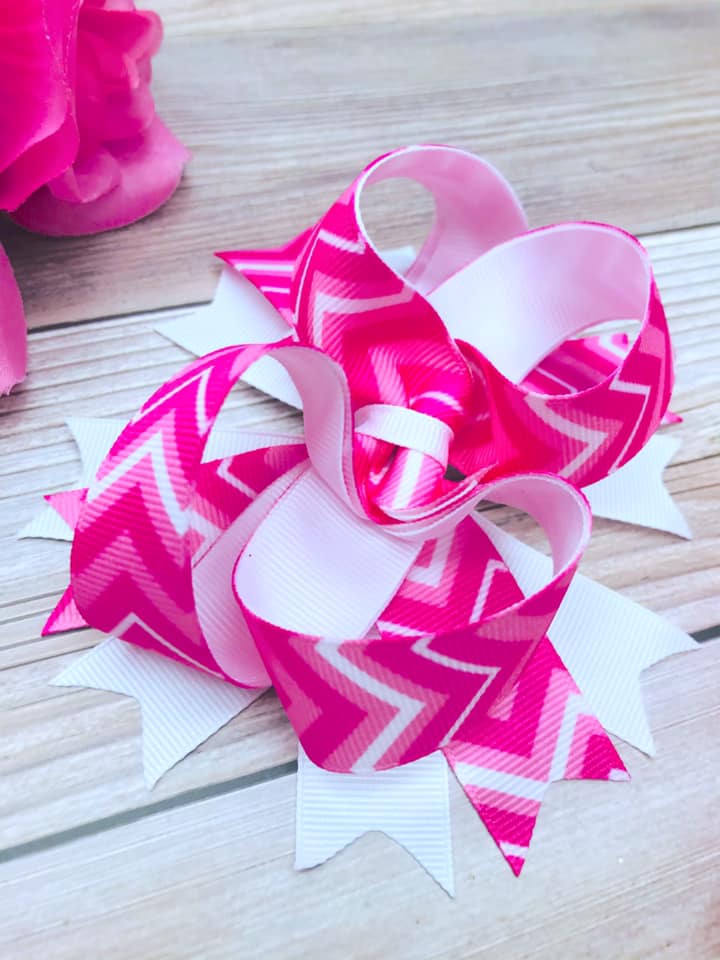 Hot Pink Chevrons