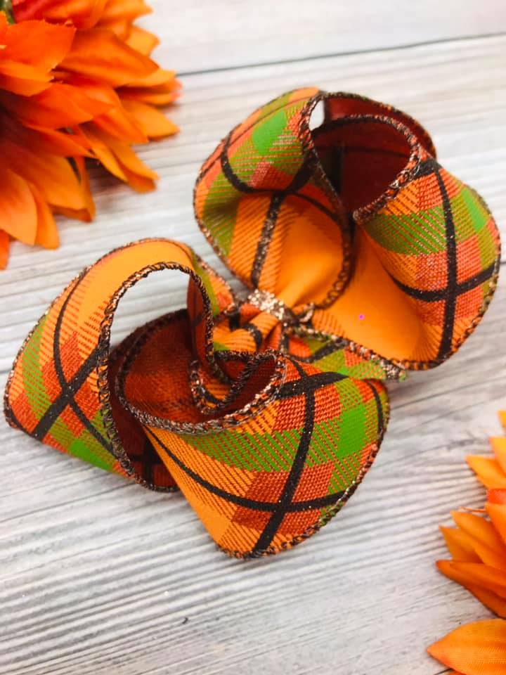 Pumpkin Patch Plaid