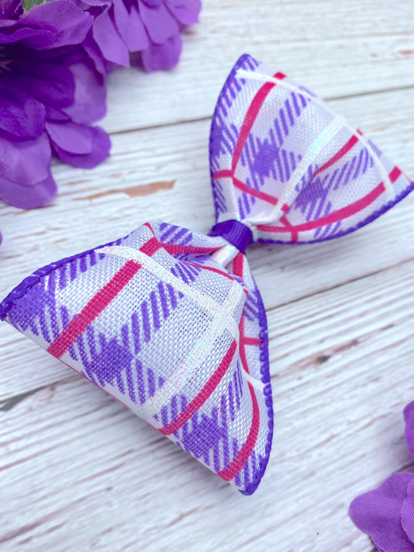 Purple Expressions Plaid