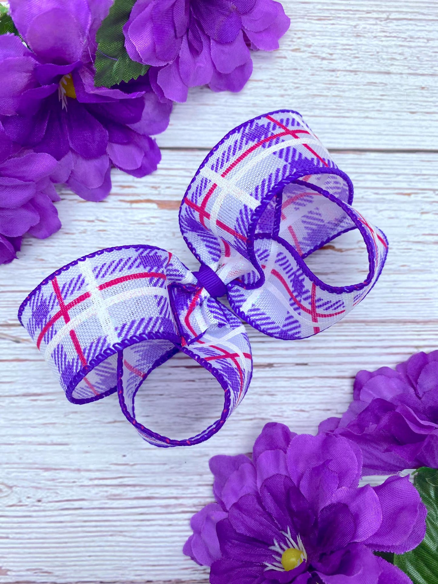 Purple Expressions Plaid