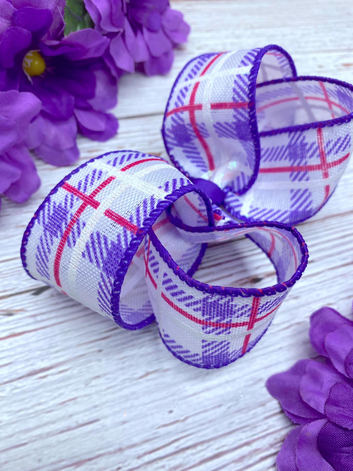 Purple Expressions Plaid