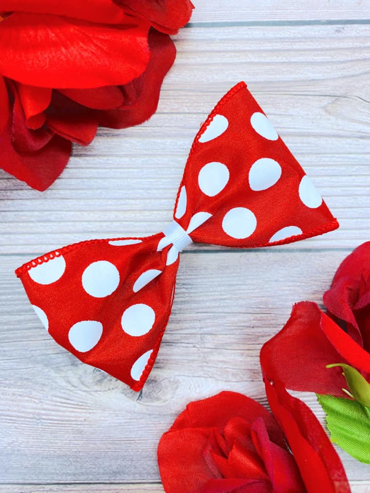 Red and White Big Polka Dots