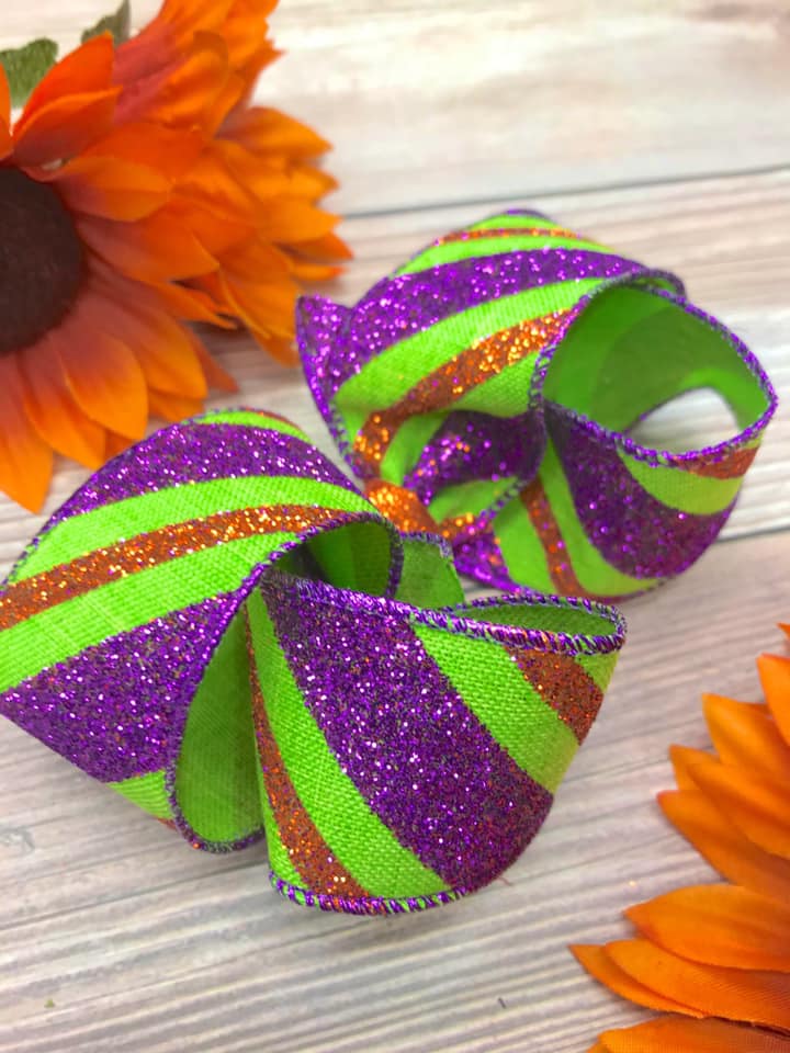 Slice of Glitter (lime)