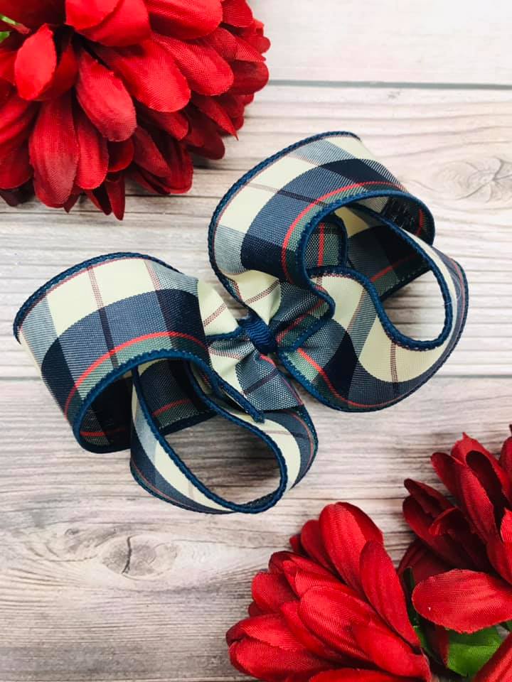 Vintage Blue Plaid