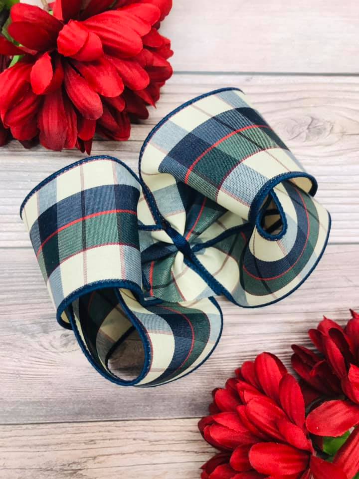 Vintage Blue Plaid