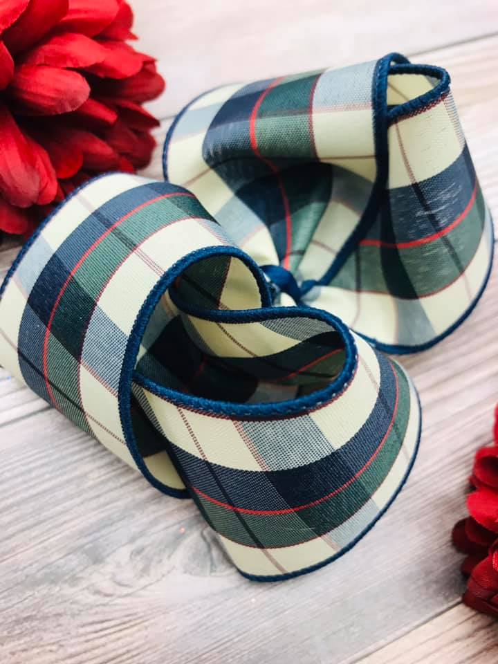 Vintage Blue Plaid