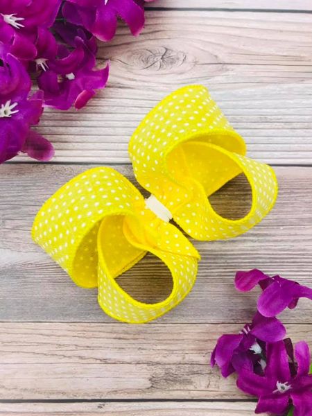 Yellow and White Dotties
