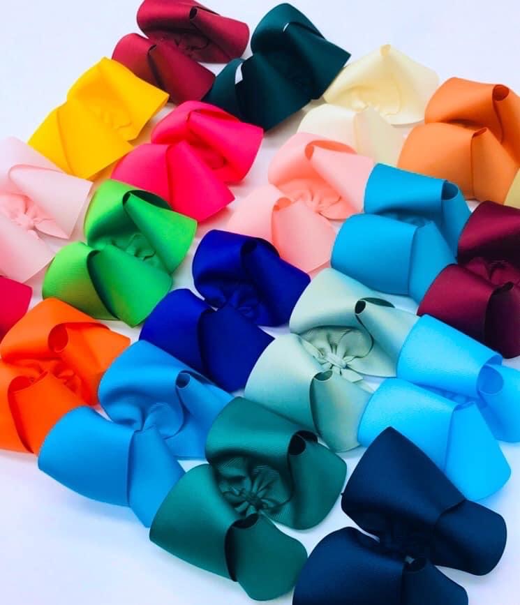 4” Twisted Boutique Bows (Specialty Colors)