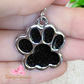 Glitter Paw Keychain