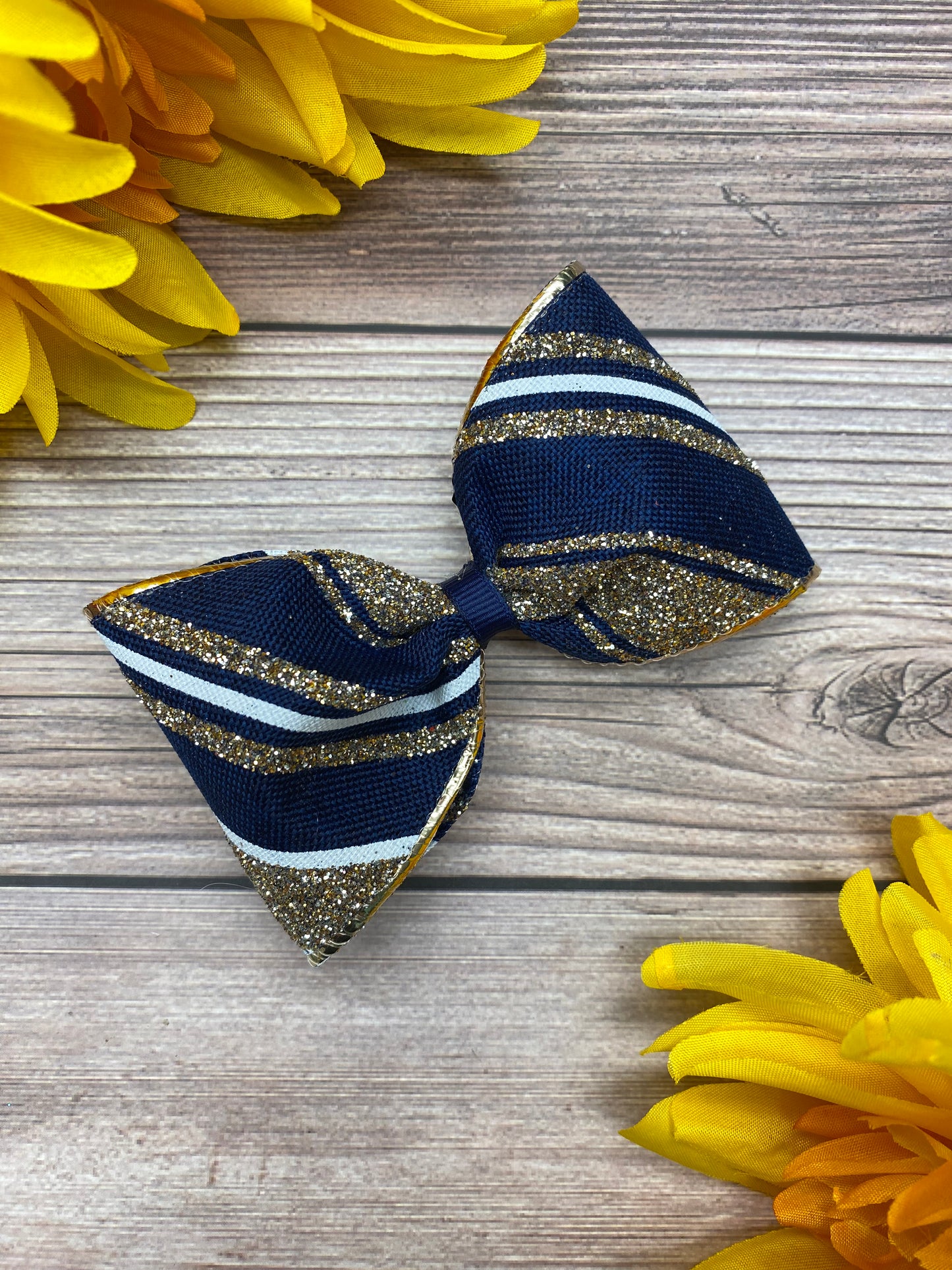 Slice of Glitter (Navy and Gold)