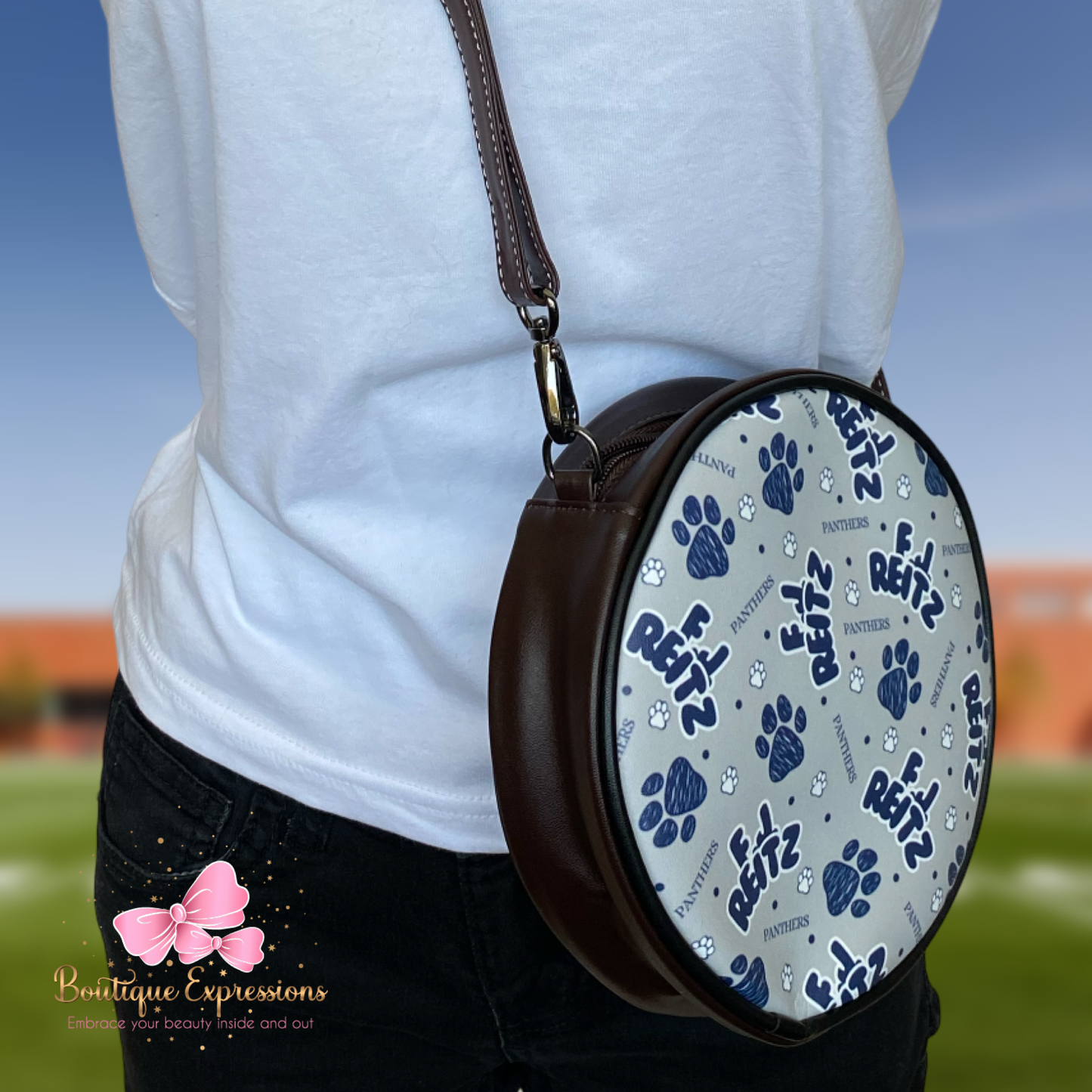 F.J. Reitz Spirit Wear Crossbody Round Purse