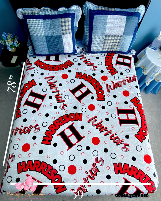 Harrison Warriors Oversized Blanket