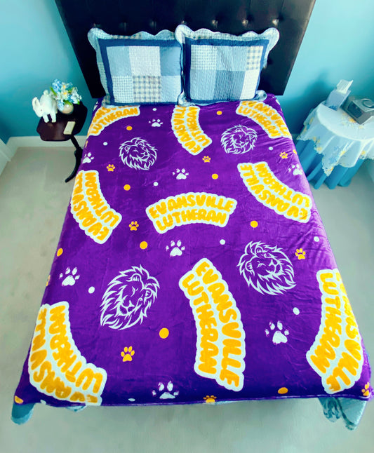 Evansville Lutheran Lions Oversized Blanket