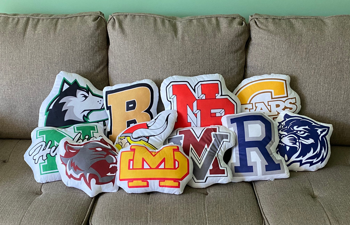 School Spirit Throw Pillows