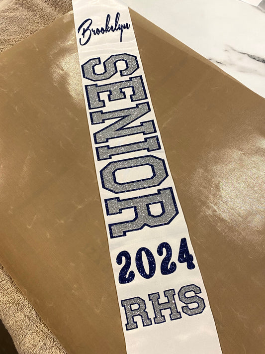 Senior Sash (custom)