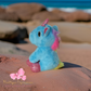 Ocean Blue Plushie Keychain