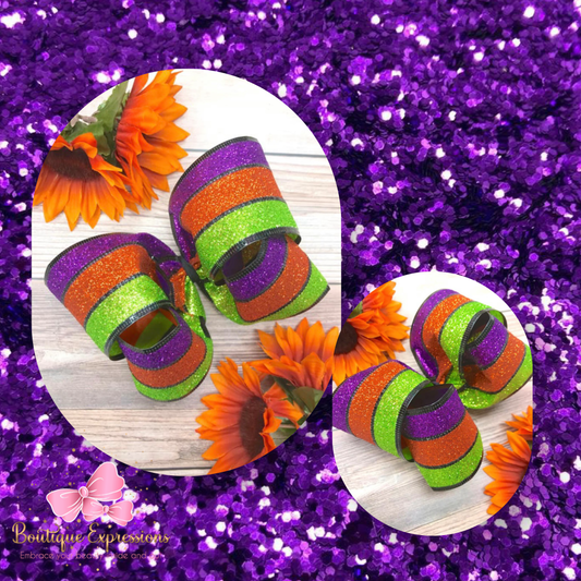 Bold Glitter (Purple, Lime, Orange)