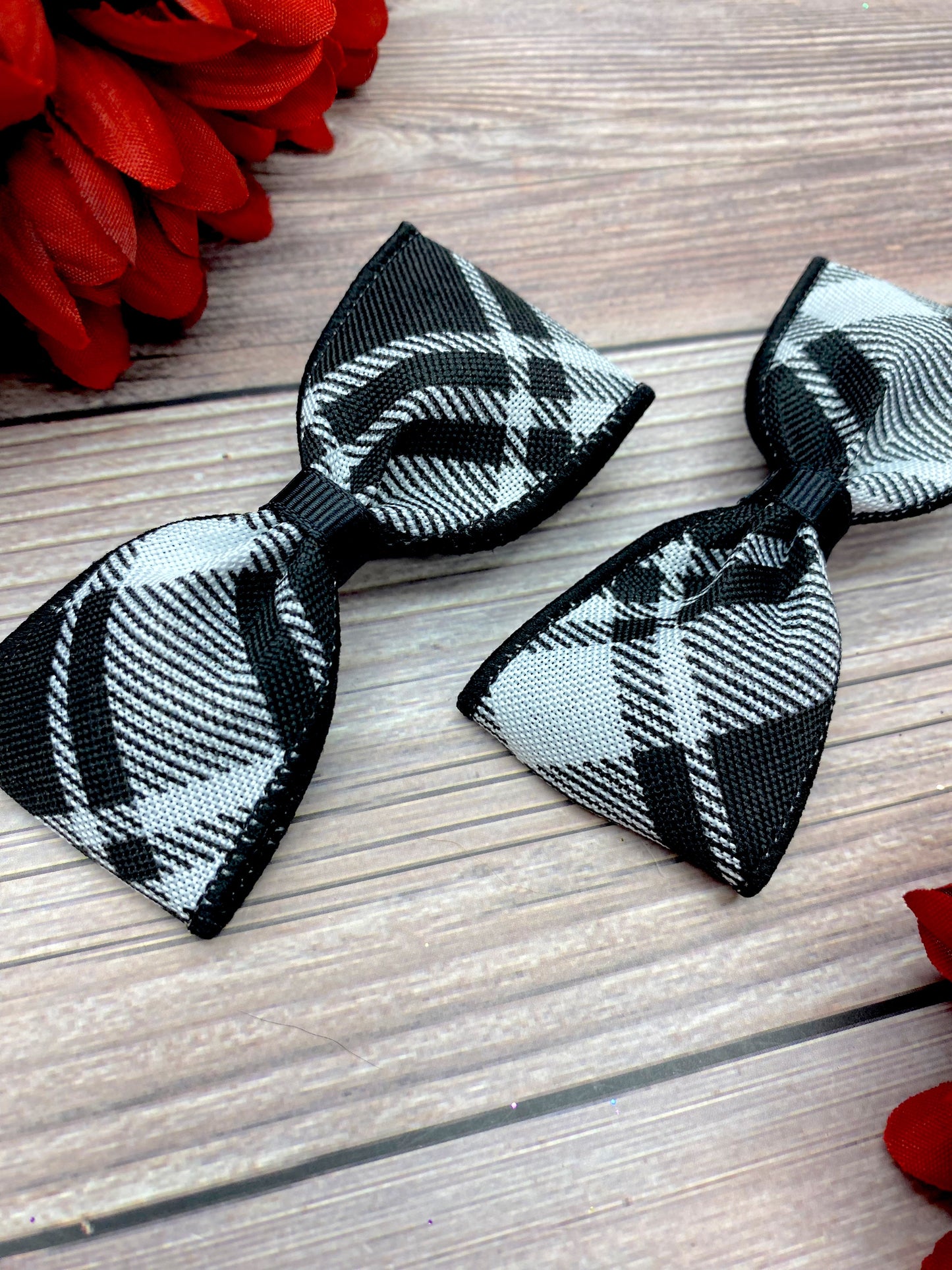 Black and White Argyle Plaid