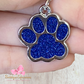 Glitter Paw Keychain