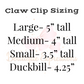 Spirit Wear Claw Clips