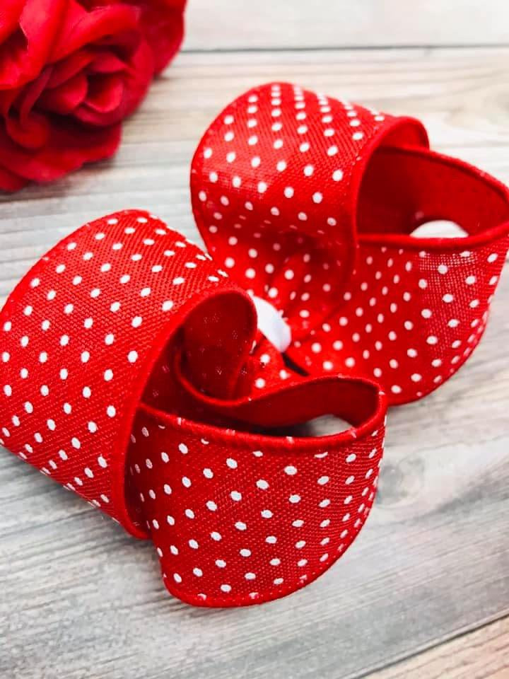 Red with White Dotties