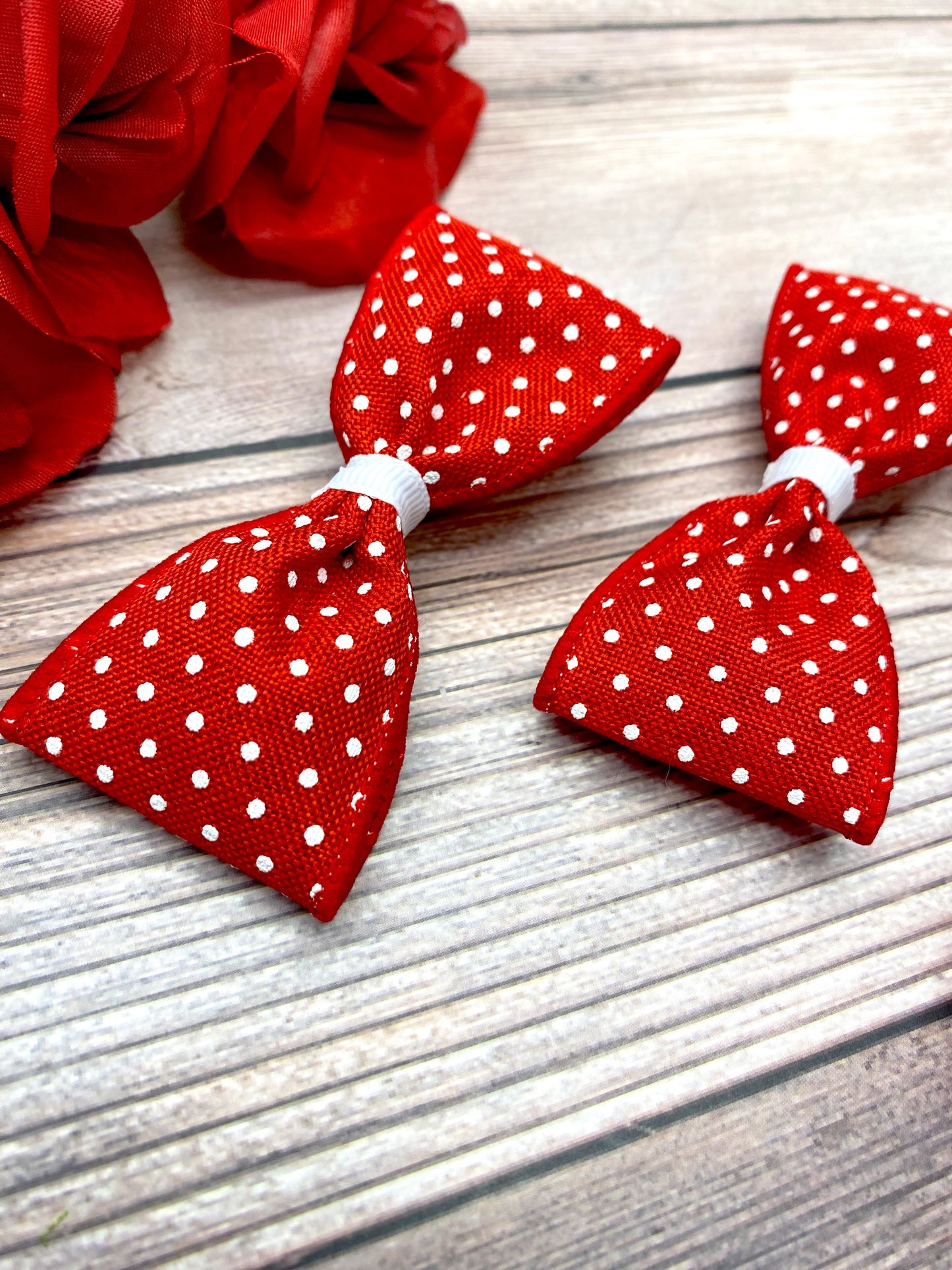 Red with White Dotties