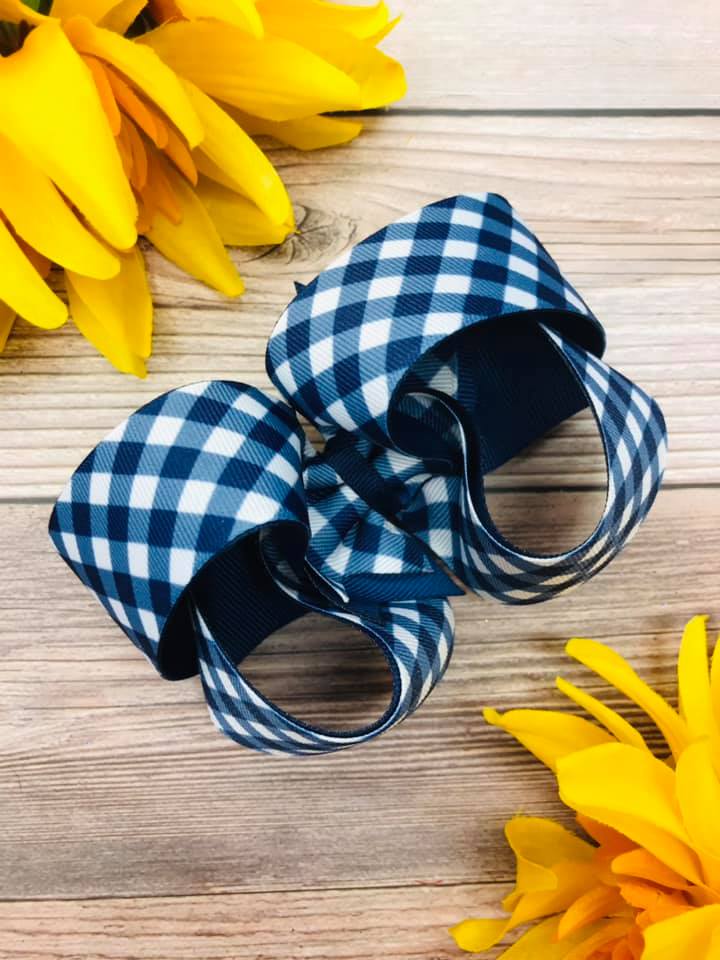 Navy Gingham