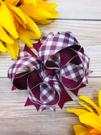 Wine Gingham