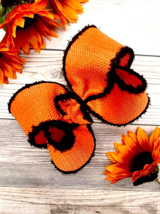 Fuzzy Black and Orange