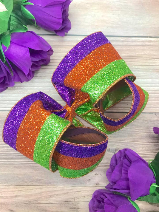 Glitter Stripes (P,O,G)