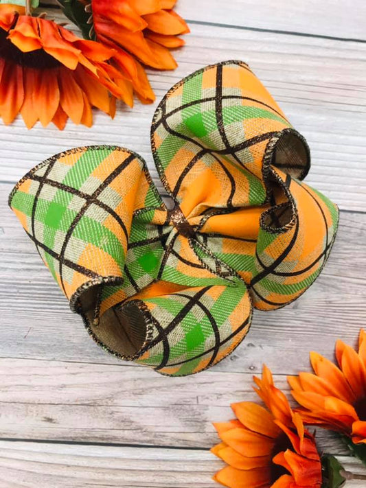 Light Pumpkin Patch Plaid