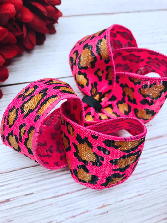 Metallic Pink Cheetah