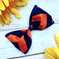 Navy and Orange Arrow