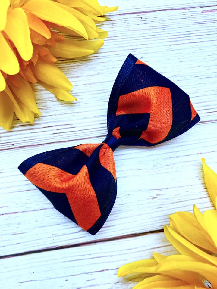 Navy and Orange Arrow