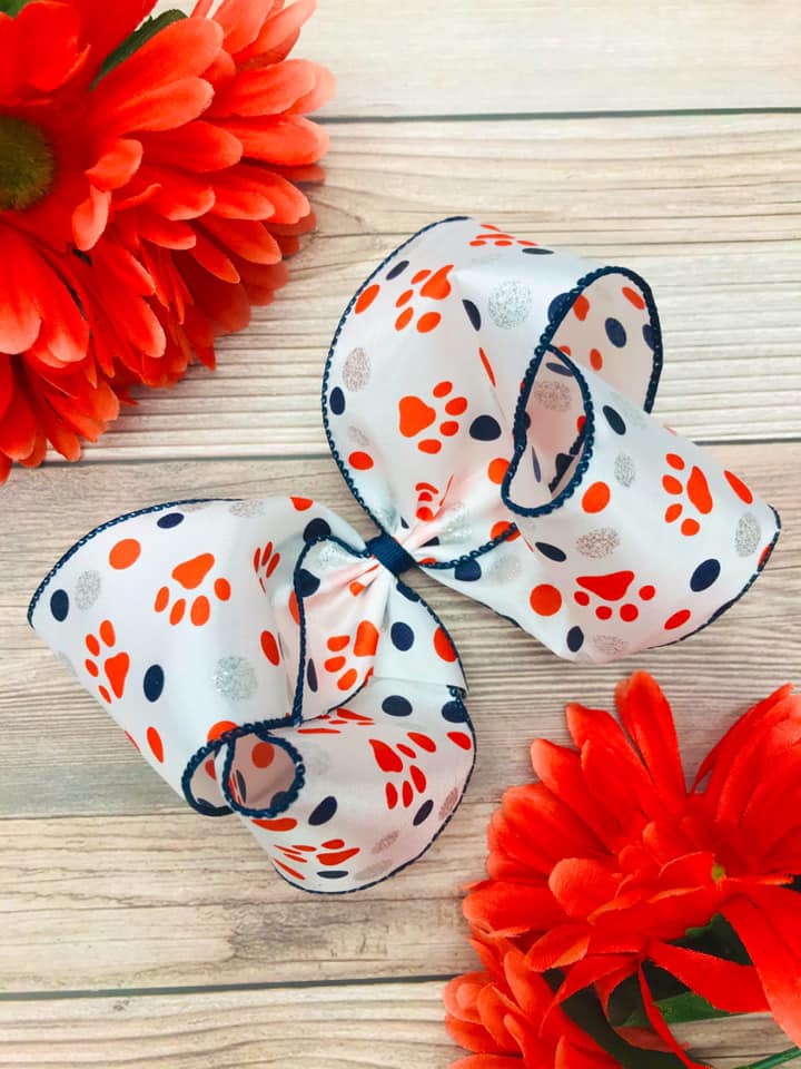 Paws (Navy, Orange, Silver)
