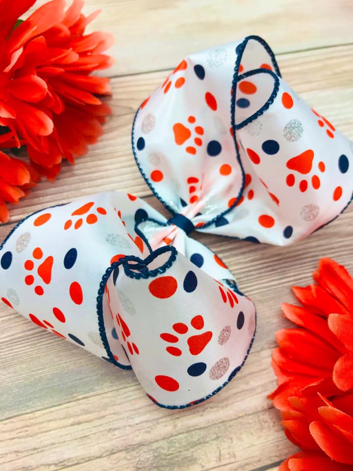 Paws (Navy, Orange, Silver)