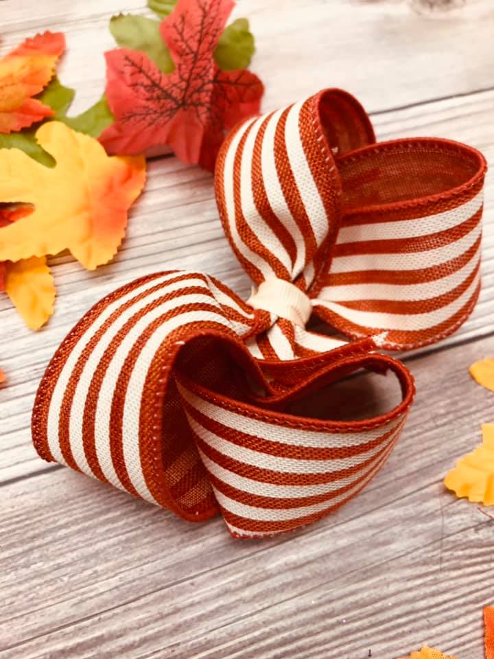 Pumpkin Spice Stripes