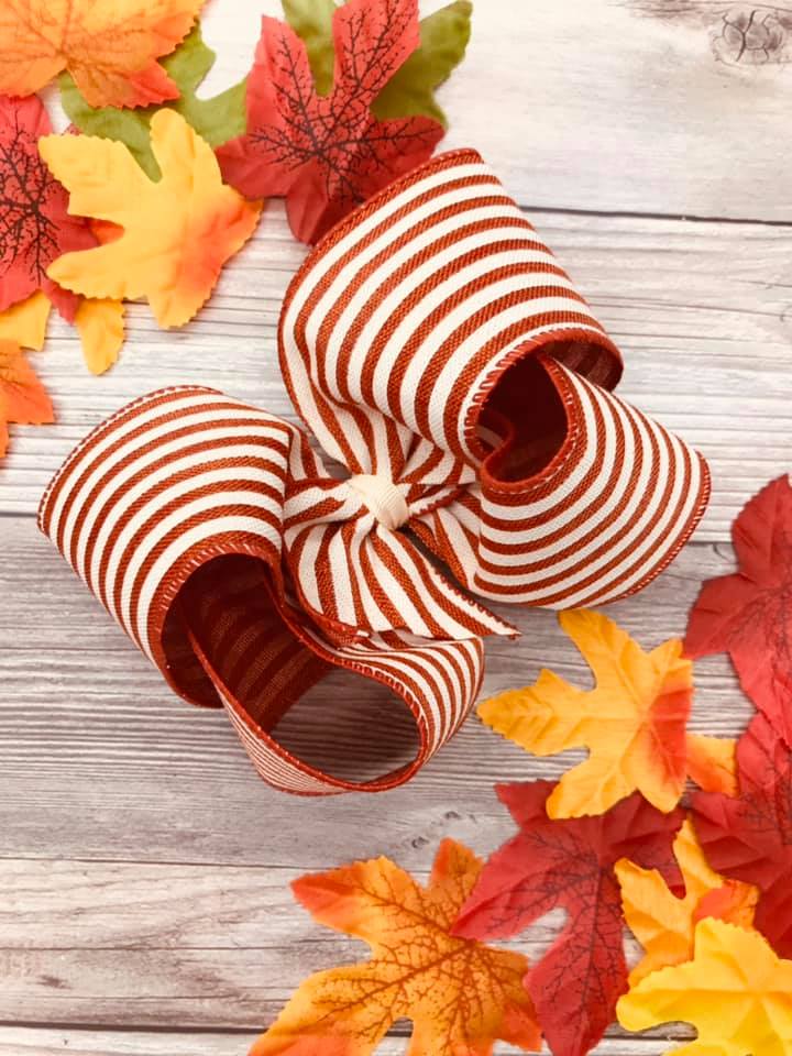 Pumpkin Spice Stripes