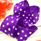 Purple and White Polka Dots