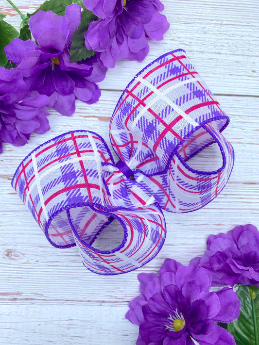 Purple Expressions Plaid