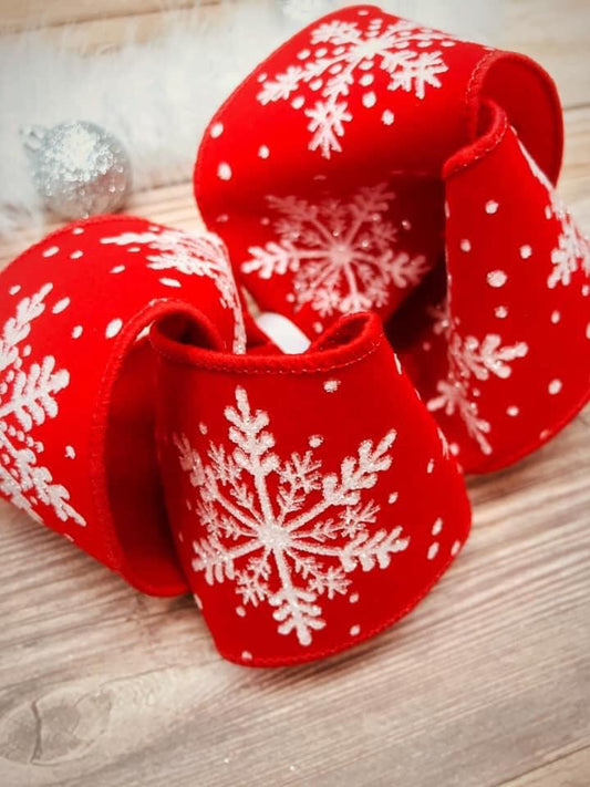 Velvet Snowflake (Red)