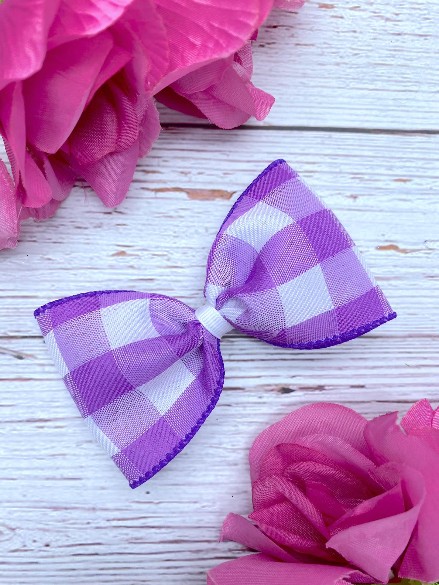 Vibrant Purple Check