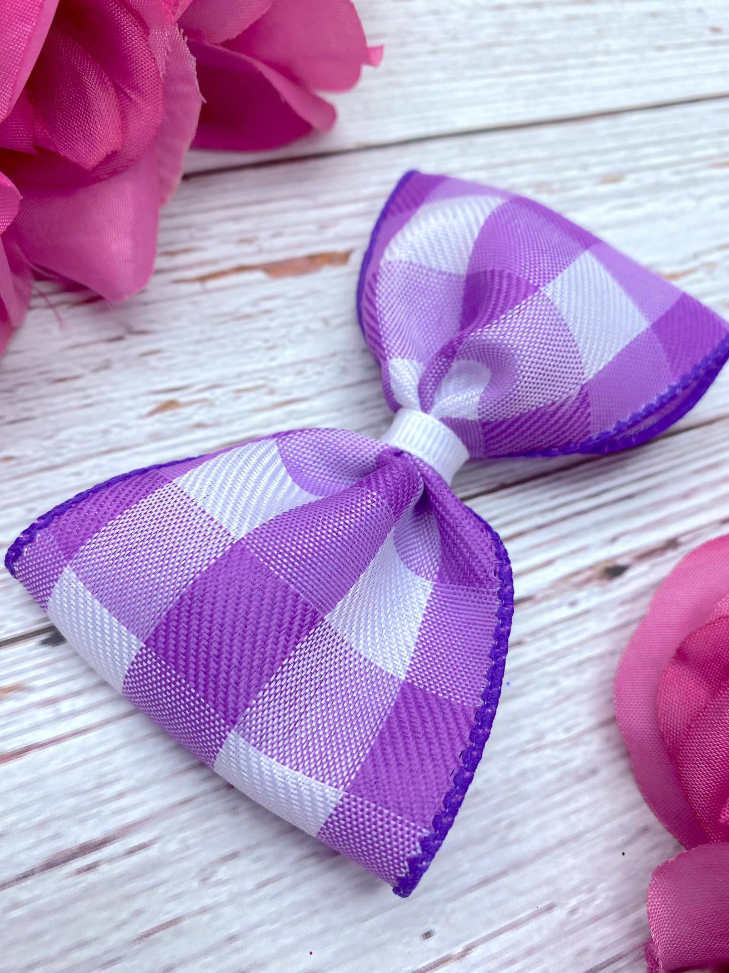 Vibrant Purple Check