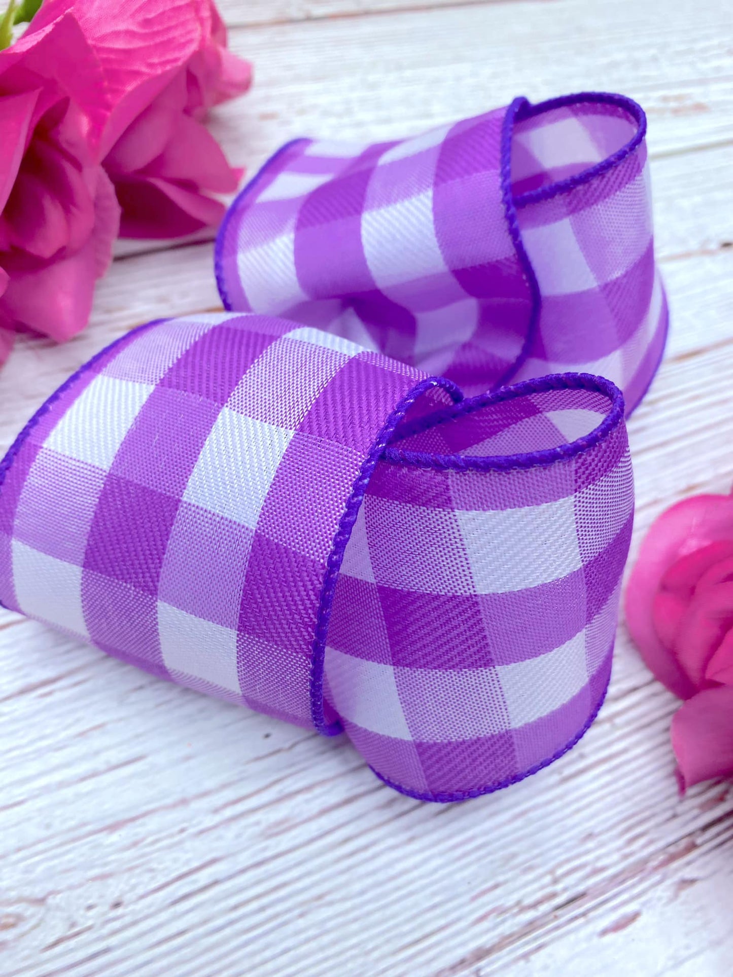 Vibrant Purple Check